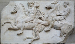Parthenon West Frieze, Slab 2 (Horsemen)