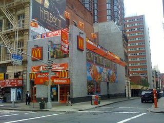 McDonalds with way too much signage