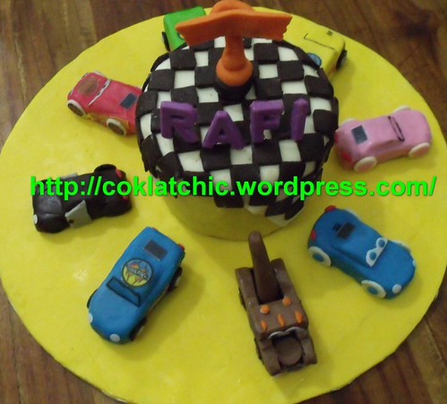 Cake lightning McQueen car, barbie car – RAFI – COKLATCHIC CAKE Est.2004