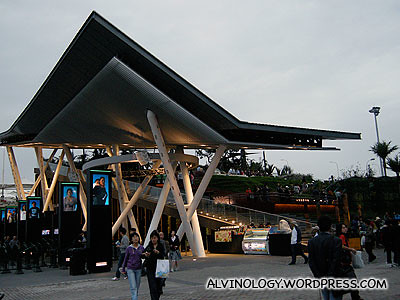 Full view of the New Zealand pavilion