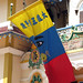 Cao Dai flag - Holy See at Tay Ninh