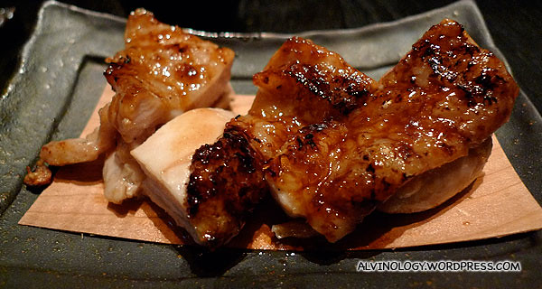 Grilled teriyaki chicken