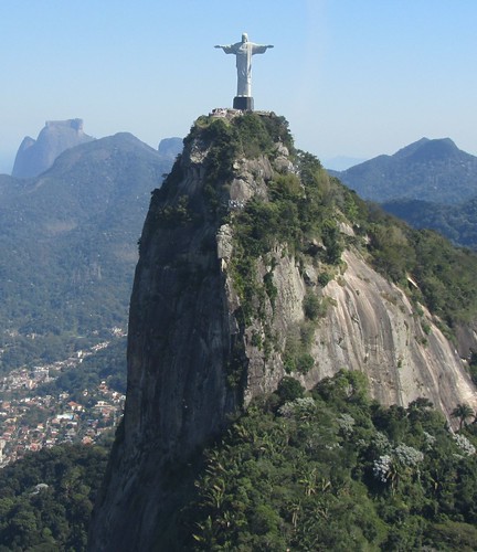 Cristo Redentor Rio de Janeiro from the helicopter