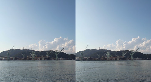 IHI Aioi shipbuilding yard, 3D parallel view