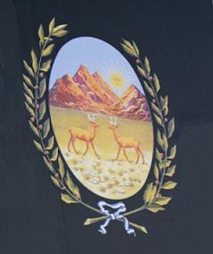 PAMPAS DEER in Coat of arms of Argentina's San Luis Province ........ Original= (2976 x 3551)