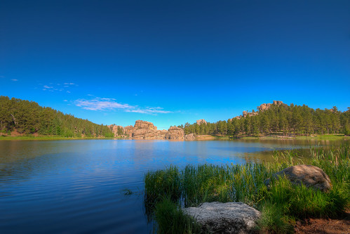 Sylvan Lake in Black Hills National Forest, South Dakota