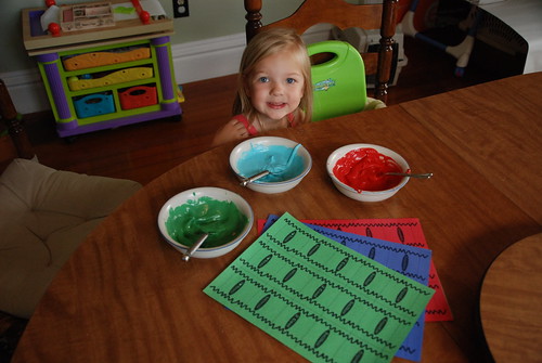 Making Edible Crayons with Eva