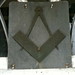 Close-up of Masons Sign at Wychwood Masonic Lodge Burford