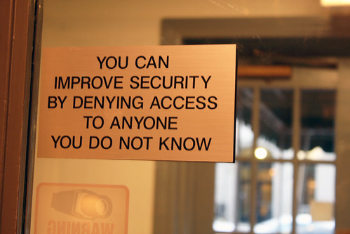 YOU can improve security by denying acce by quinn.anya, on Flickr