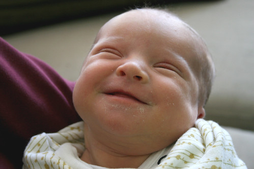 4 day old smile