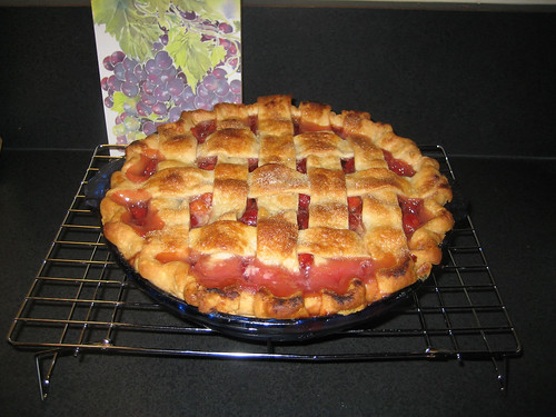 Lattice-Top Deep-Dish Sour Cherry Pie