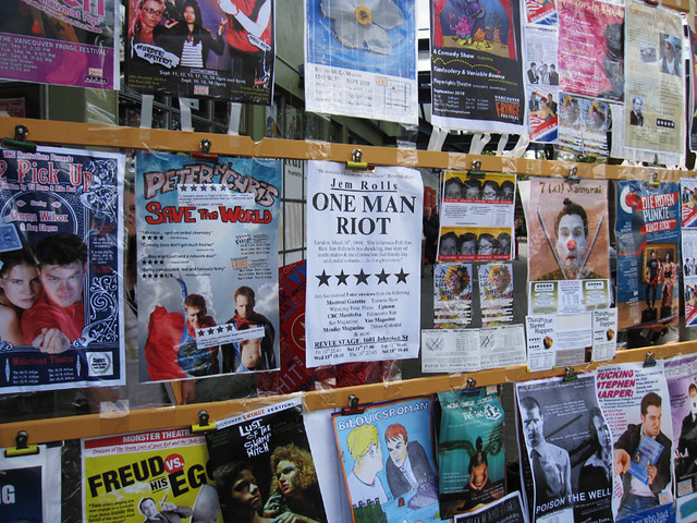 Fringe 2010 poster wall