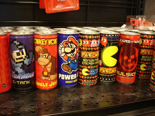 Power upping with video game energy drinks (Photo credit: Mr. & Mrs. S.V.)