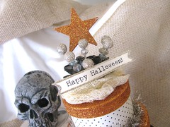 Halloween double layer cake box.......