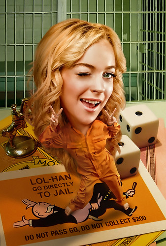 Jailbird Lindsay Lohan