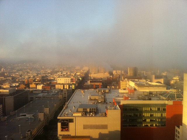 The fog is back in the city