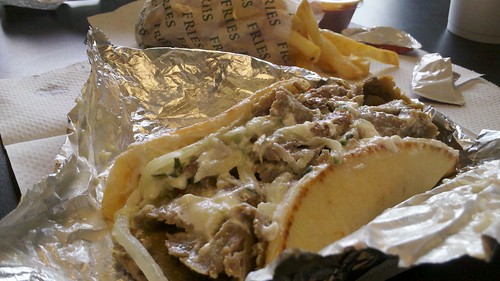 #4 combo: gyro fries and drink