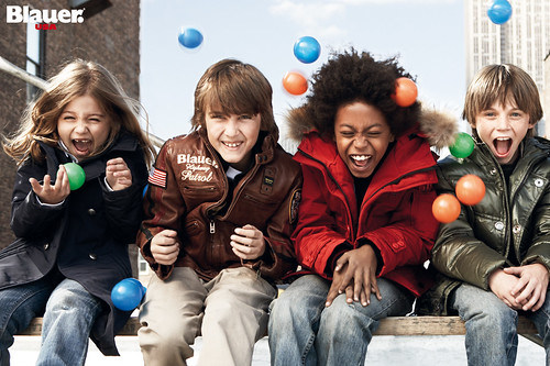 Moda infantil otoño-invierno 2010-2011, abrigos para niños de Blauer
