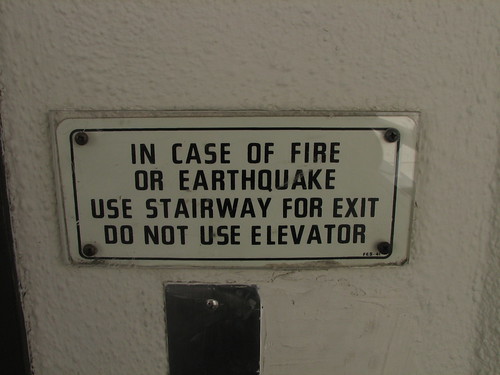 In case of fire...
