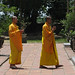 Monks at Thien Mu pagoda - Hue