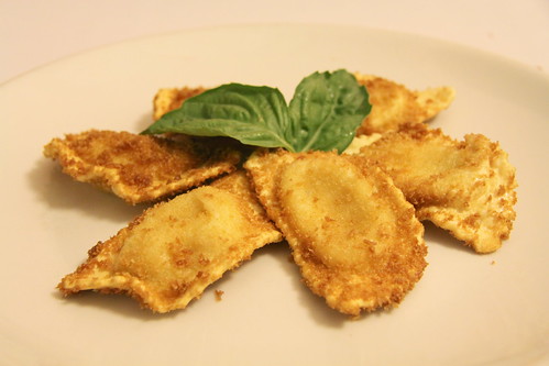 Panko Crusted Buitoni Quattro formaggi agnolotti
