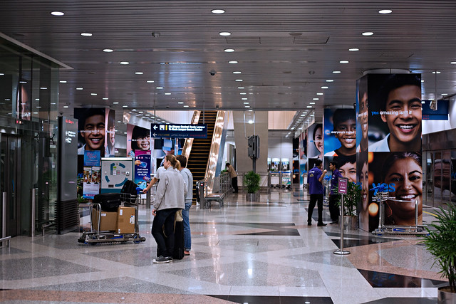 Yes Campaign Ad in Kuala Lumpur International Airport