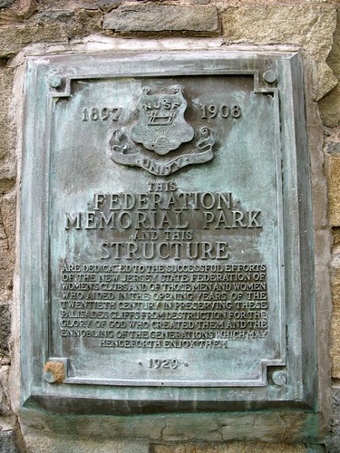 Federation Memorial Park plaque