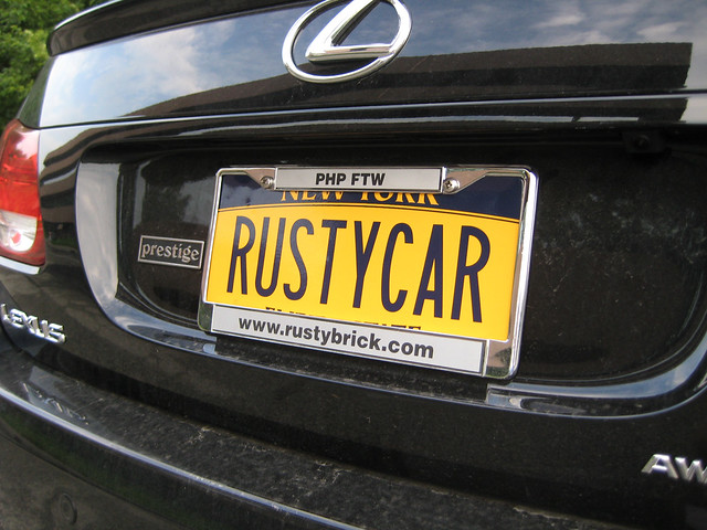 RustyCar Plates