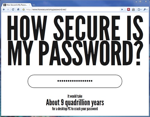 How Secure is my Password