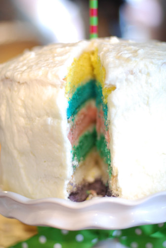 Inside of Elsa's Birthday Cake