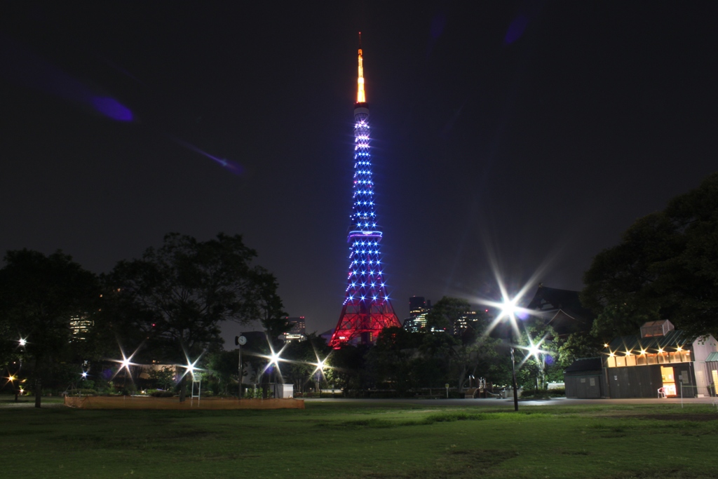 A Japan photo No.171：Samurai Blue Tokyo Tower
