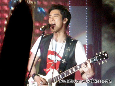 Another picture of Wang Lee Hom for his fans