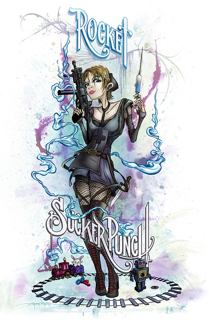 Sucker Punch cartoon character poster