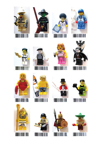 Collectable Minifig Series 2 - Euro barcodes