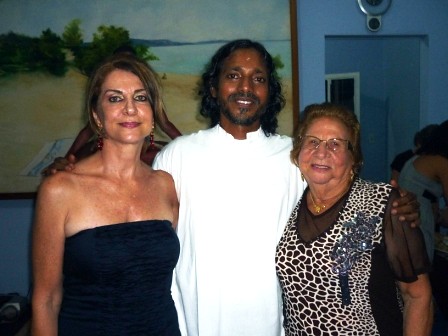 Giji com Eliane Pedroso e Alaíde Ramalheiro