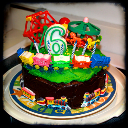 fun carnival train birthday cake for 6 year old boy ttv