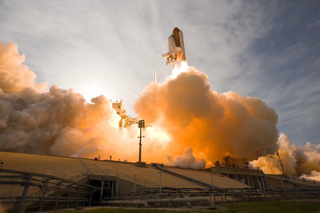 Liftoff of Space Shuttle Endeavour