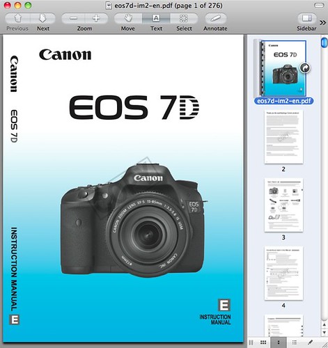 Canon 7D Manual