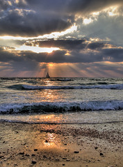 Sunset at Herzliya Beach