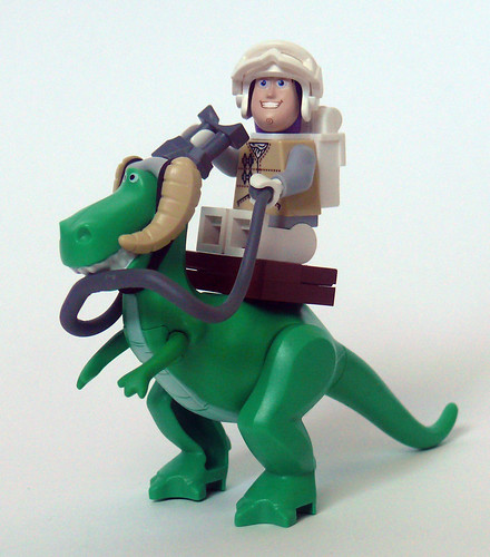 Buzz Lightwalker on his Rex-Rex