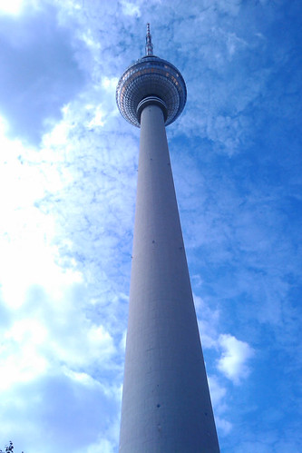 Fernsehturm at Alexanderplatz. One of the ugly-yet-admirable icons.