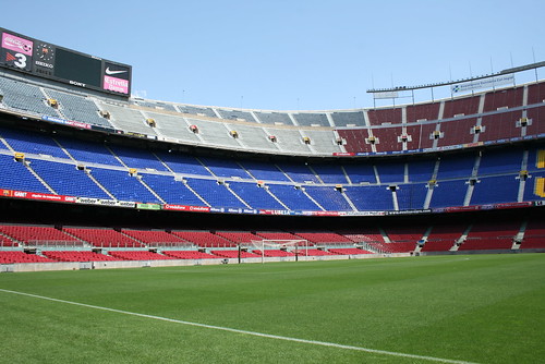 Fondo del estadio del Camp Nou