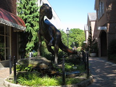 Dinosaur Statue in Haddonfield, New Jersey