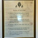 Toilet rules in the gentleman's lavatory in Bibury Court Hotel