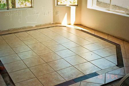 tile floor main part done
