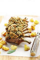 Lamb with sage and pine nuts