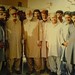 Sardar Ataullah Mengal, Khair Bakhsh Marri and others after paying respects to Mir Gul Khan Nasir