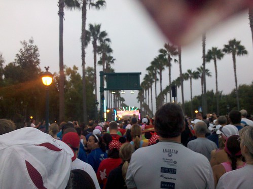 To the start line