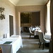 Glimpse of a dining room in Bibury Court Hotel
