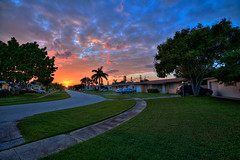Sunset Over Palm Beach Gardens
